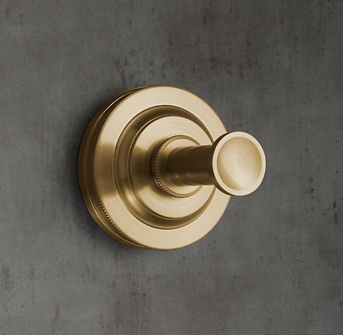 Крючок Restoration Hardware Asbury Aged Brass