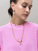 Колье "White Soul" Gold