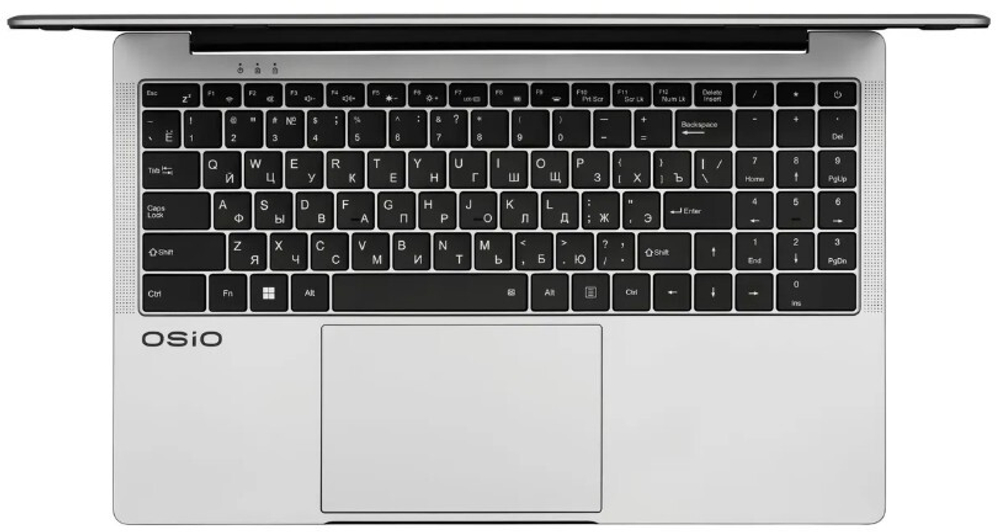 Ноутбук  OSIO FocusLine F150a-018 15.6 ", Ryzen 7, 16 Гб RAM, 1 Тб SSD, Radeon Graphics, Серый