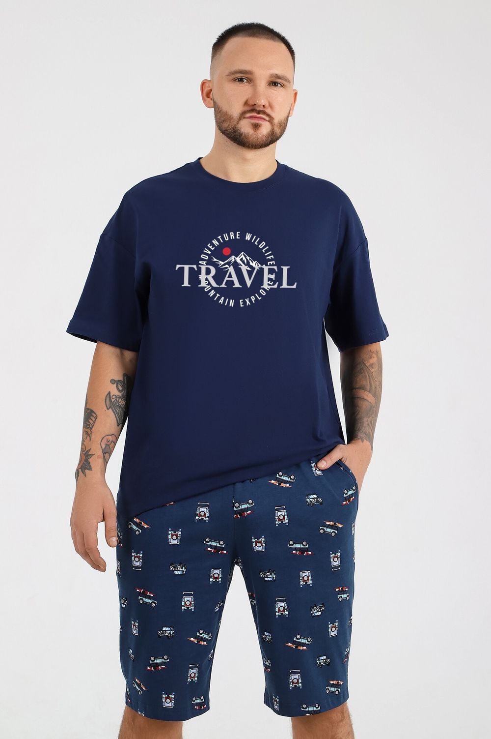 Костюм мужской Тревел-3 Виотекс ТЁМНО-СИНИЙ