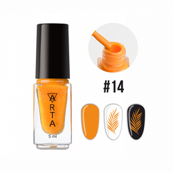 Art-A Лак для стемпинга 14 оранжевый, 5ml