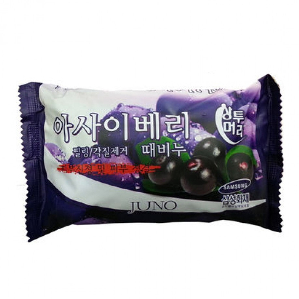 Мыло ягоды асаи Juno Acai Berry Peeling Soap 100 г