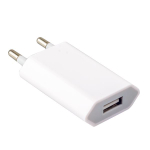 Адаптер питания USB для всех моделей iPhone/ iPad mini/ iPod, 1000 mA мощностью 5 Вт, класс ААА белый