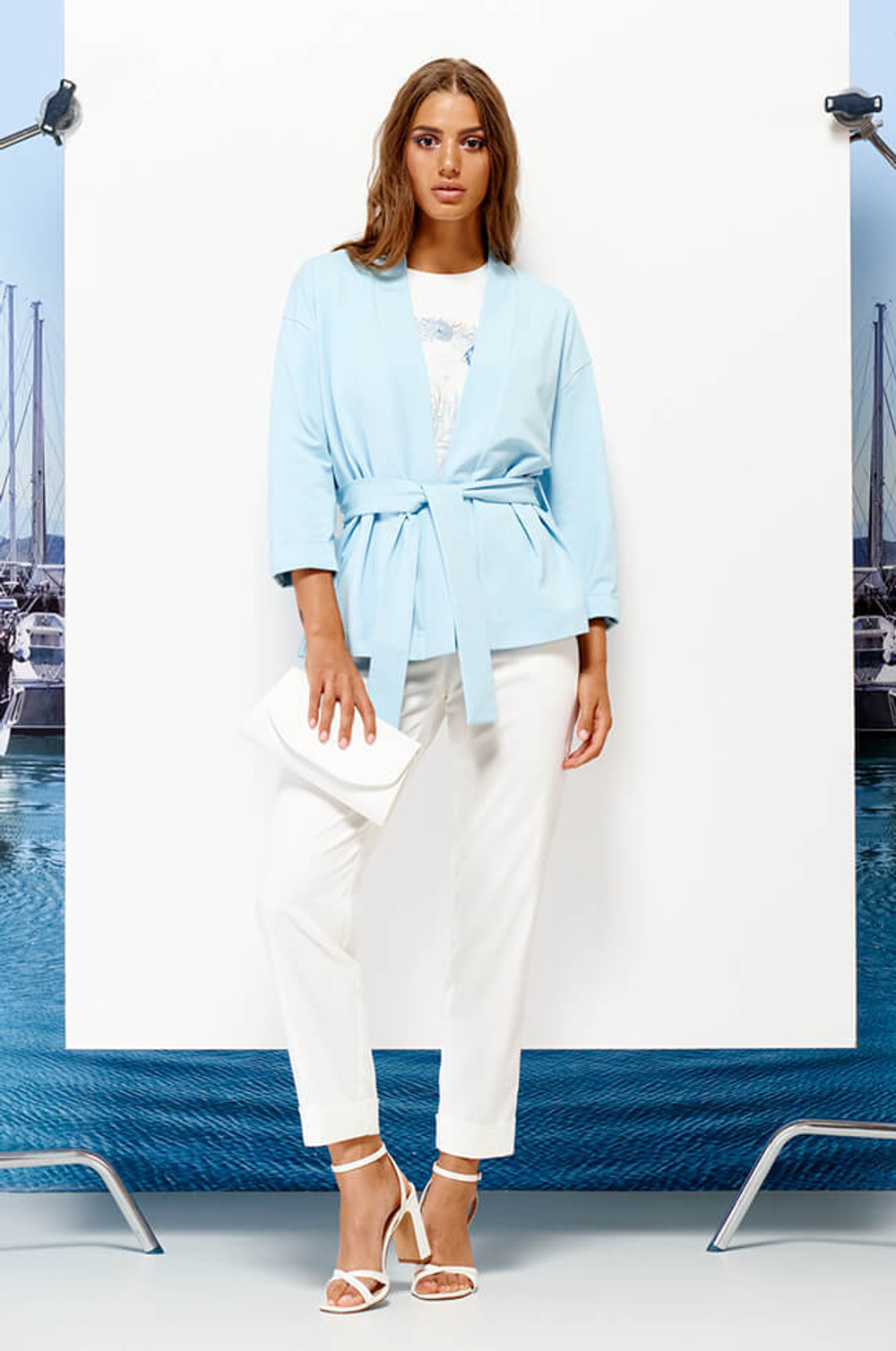 1789 Жакет женский (голубой)