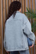 Жакет джинсовый Милана (серо-голубая) Б13370-4М LT Collection