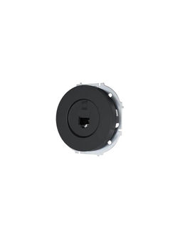 Розетка компьютерная СП OSEN RJ45 кат.6 механизм черн. бархат LEZARD 743-4288-140