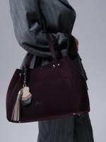 Женская сумка Vasilisa DBR 31210 сливовый/велюр