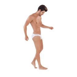 Мужские трусы слипы белые Clever ORIGEN LATIN BRIEF 087401