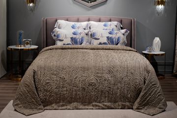 121GD-14613 Покрывало Cascata Фортуна 260*260 со стежкой