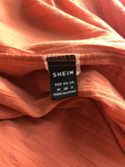 Платье Shein для кокетливого настроения, маркировка 38, визуально 44 размер