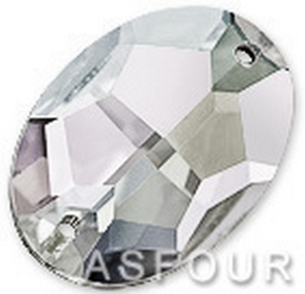 Стразы пришивные &quot;Asfour Crystal&quot; №505, р. 2,4х1,5 см