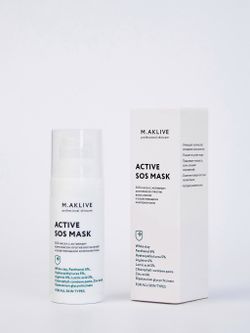 M.Aklive Active SOS Mask, 50 ml/Активная SOS маска