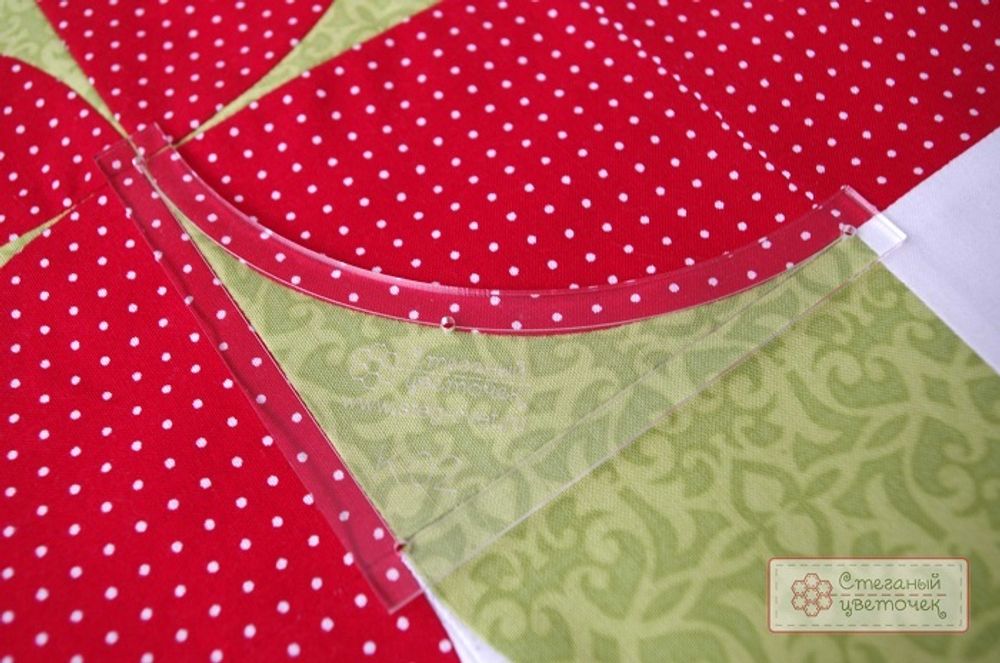 Блок "Четверть круга в квадрате - 2" (арт. K02)