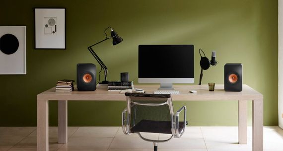 KEF LS50 Wireless II Sand Shell