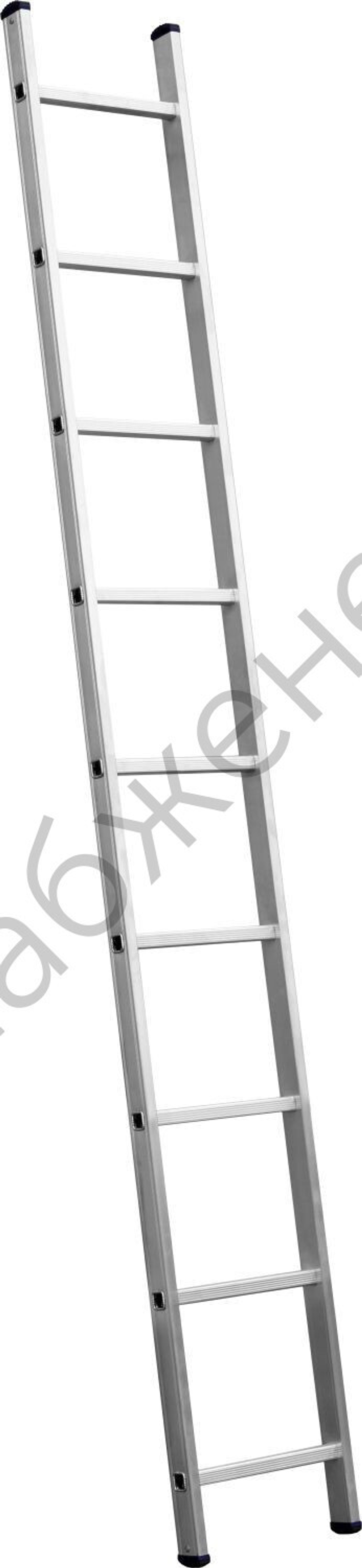 СИБИН 10 ступеней, высота 279 см, односекционная, алюминиевая, приставная лестница (38834-10)