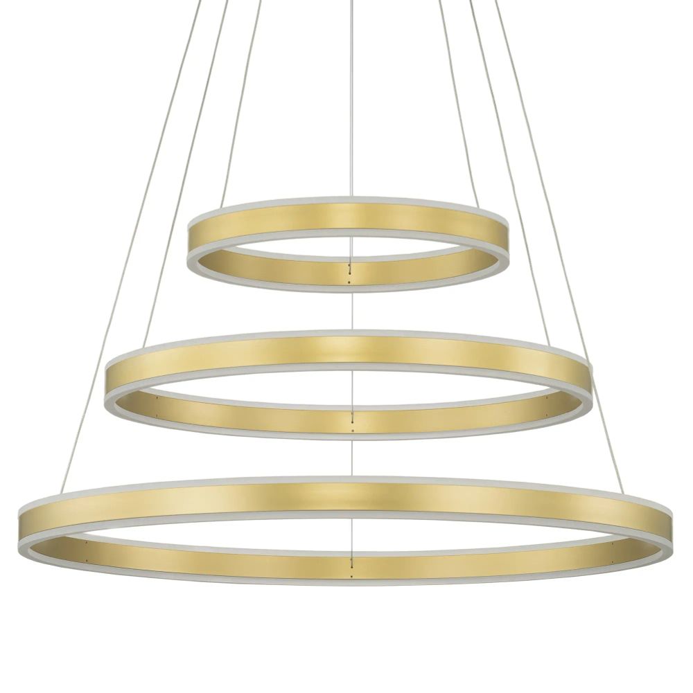 Citilux Дуэт CL719682 LED Люстра подвесная с пультом Золото