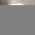 Шкаф Агератум МДФ двухсекционный в белой эмали - Белый Фасадный 0101  80*50*220