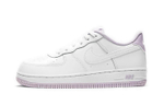 Middle-aged children's Nike Air Force 1 Force 1-1 comfortable and versatile non-slip shock absorption lightweight low-top sneakers white pink