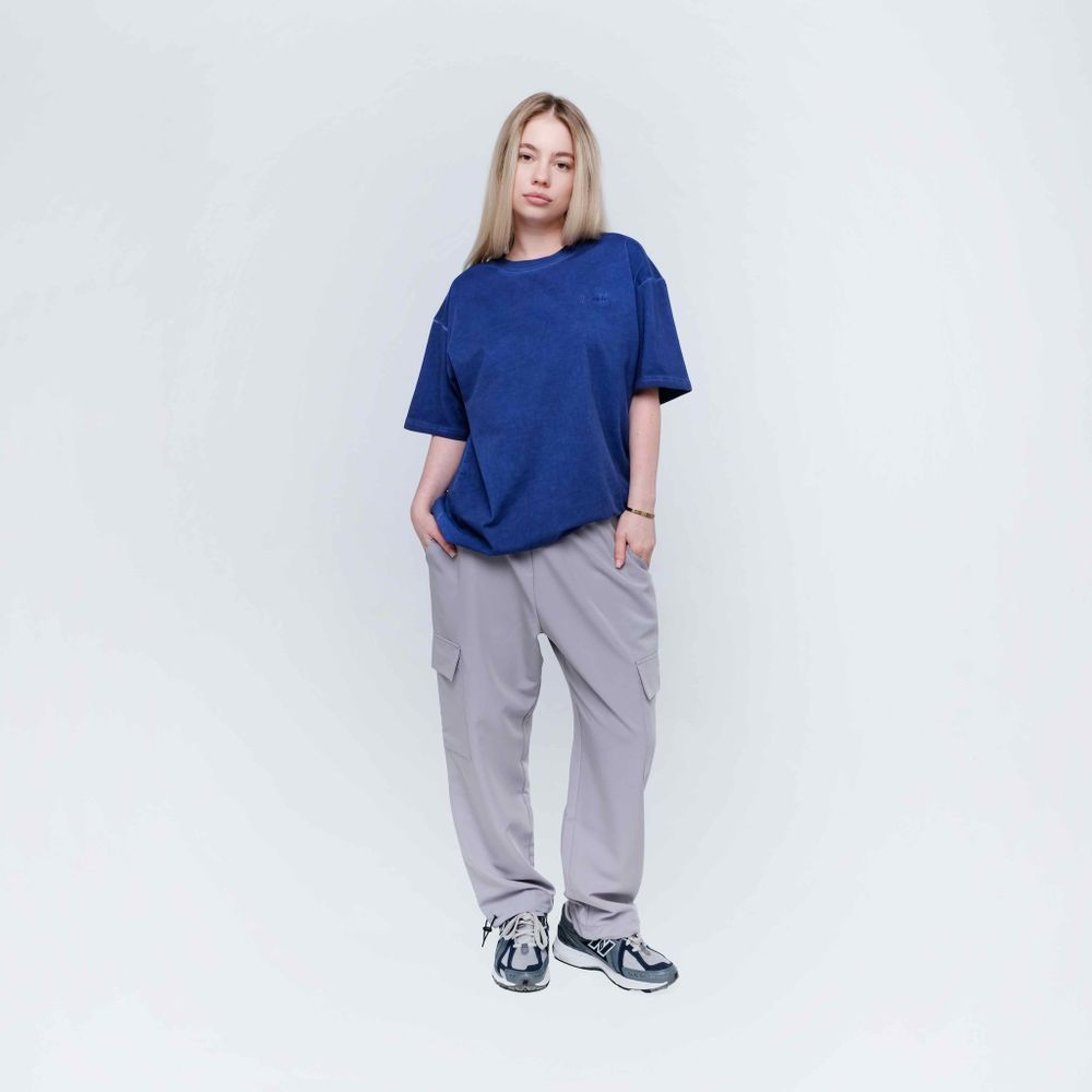 Футболка OG Logo Monochrome синяя