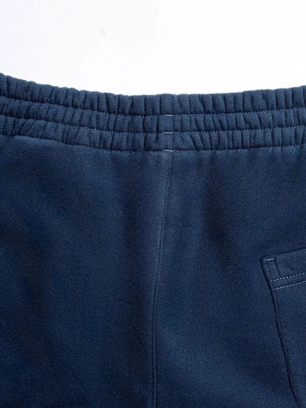 Шорты Logo темно-синие - фото 7