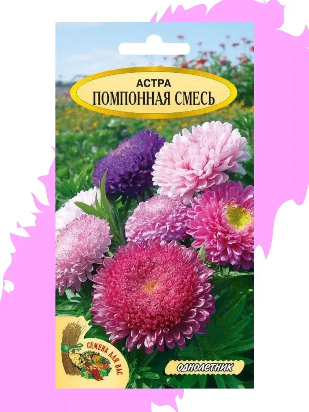 Астра Помпонная смесь (сдв)