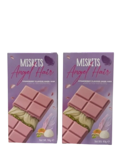 Шоколад Miskets Angel Hair малина и фисташка