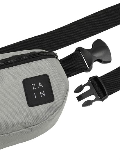 Поясная сумка ZAIN 327. Светло-серый