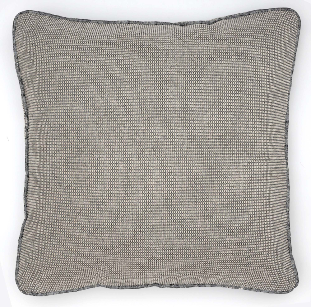 nan CUBEПодушка декоративная 45х45 серая клетка Textil Roig 45x45