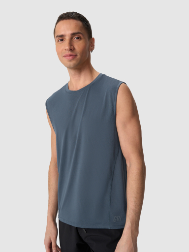 Майка мужская GRI Фитнес синяя