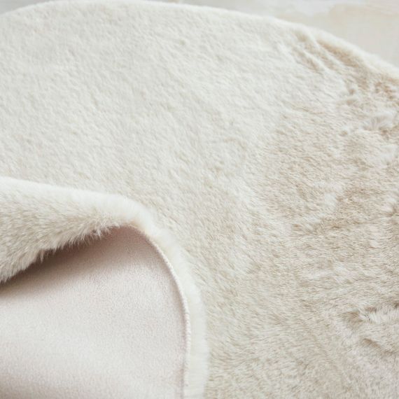 Коврик Плюшевый (крем) 150х150