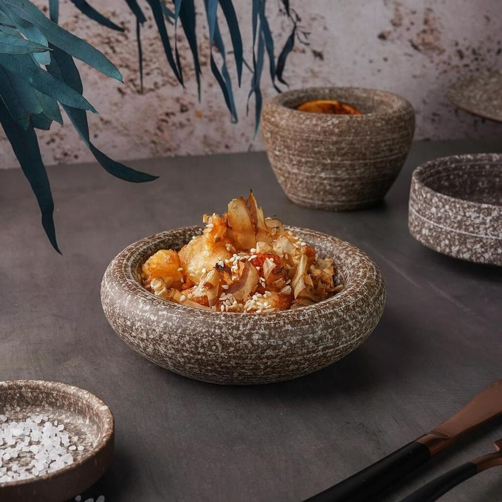 Блюдо круглое d 14,6 см h4,5 см Brown Untouched Taiga P.L. Proff Cuisine [1]