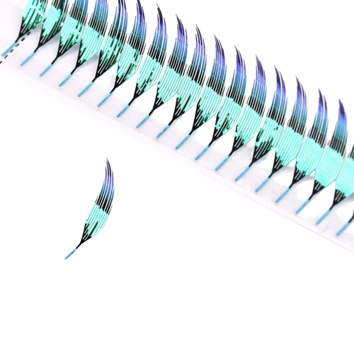 Ресницы перья для наращивания голографические