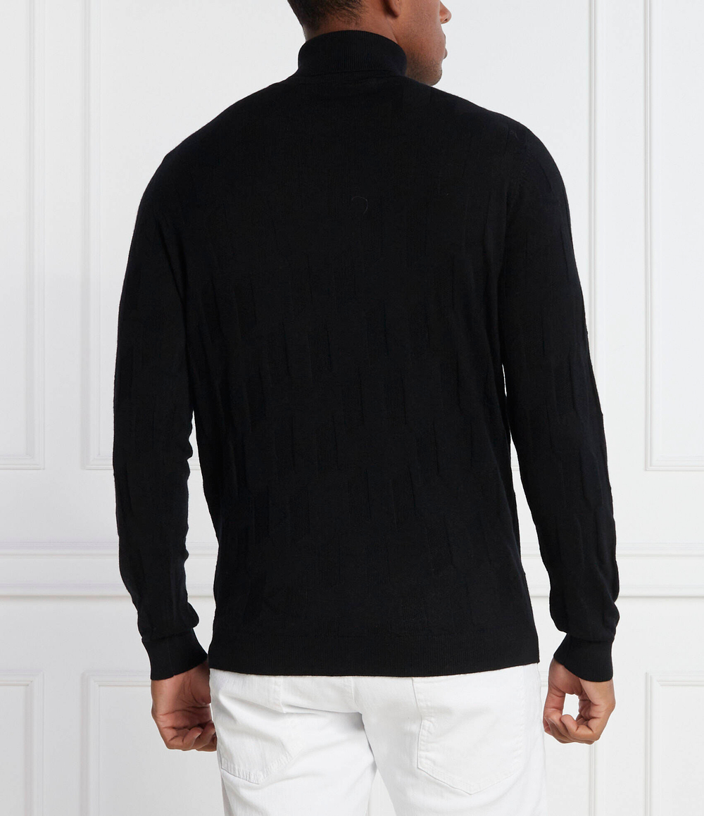 Хлопковый гольф rollneck Karl Lagerfeld - черный(655016 534399)