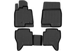 Коврики в салон для MITSUBISHI Pajero IV (V80), 2006-, 4 шт. (полиуретан, серые) NLC.35.16.211