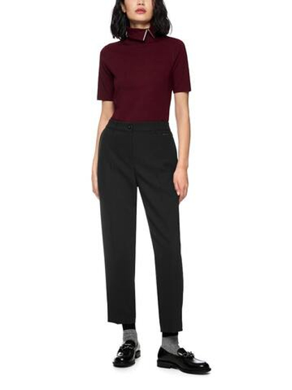 Marc Cain Футболка с декорированным воротом