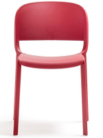 Стул пластиковый Pedrali Dome, красный