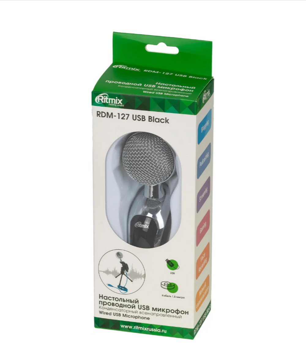 Микрофон Ritmix RDM-127 USB