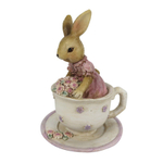 Декоративная фигура "Кролик в чашке"