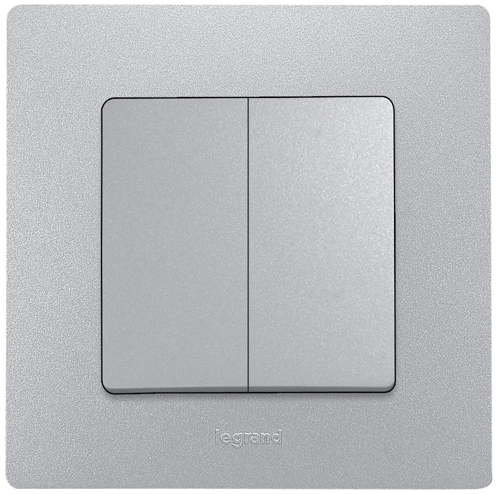 Legrand Etika Алюминий Рамка 1-ая 672551 - 3 шт