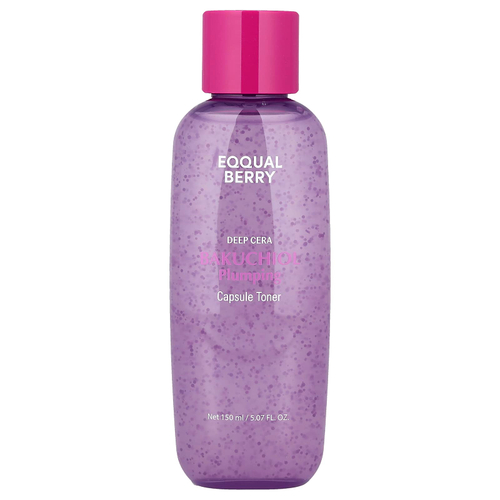 EQQUALBERRY, Deep Cera, бакучиол, капсула для повышения упругости, 150 мл (5,07 жидк. унции)