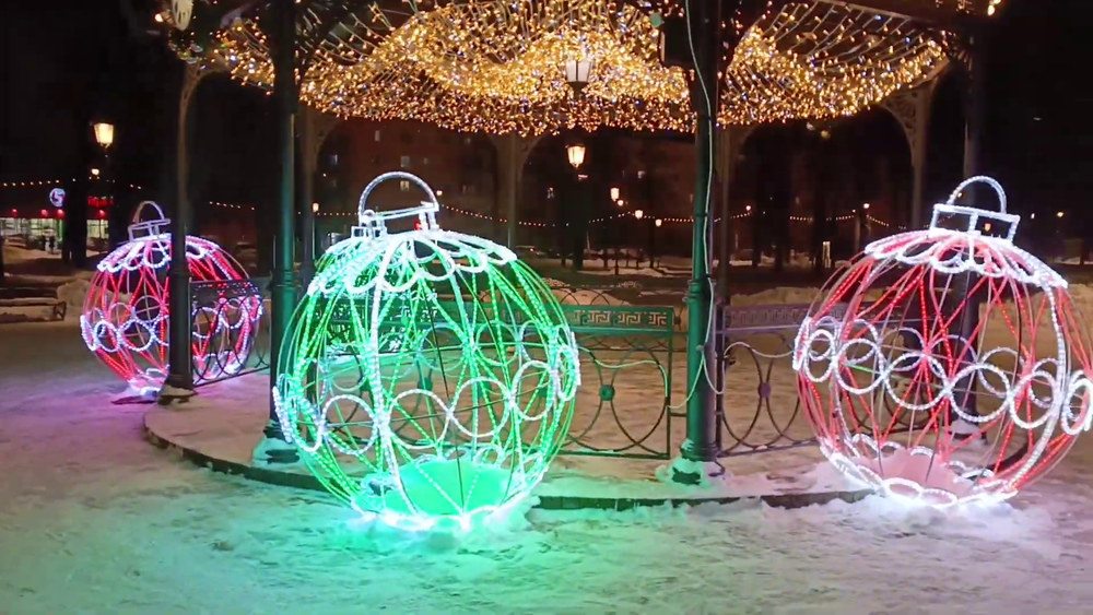 Светодиодный шар для улицы