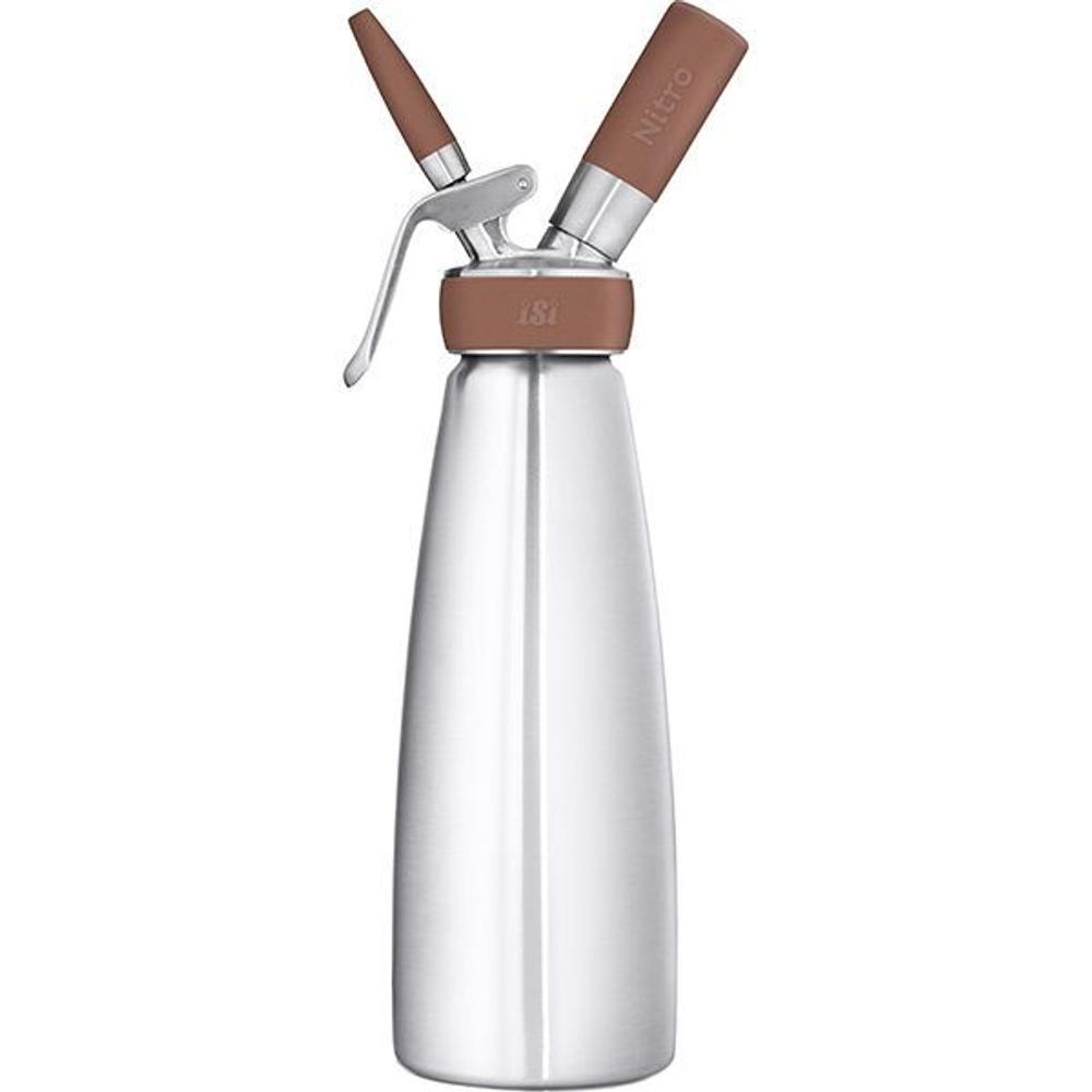 Сифон для нитро-коктейлей;сталь нерж.;1л;металлич. (Цвет: серебристый)