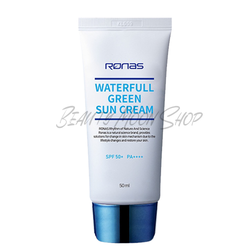 Ronas Солнцезащитный крем с фильтрами нового поколения, без тона - WaterFull Green Sun Cream, 50 мл