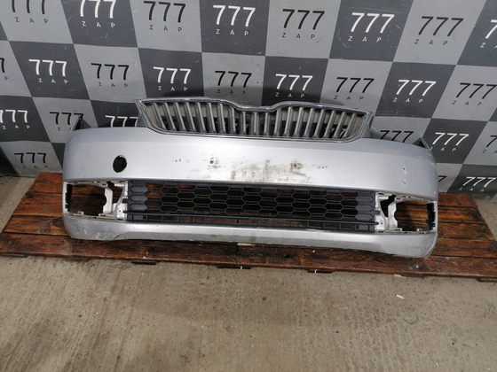 Бампер передний Skoda Rapid 1 12-20 Б/У Оригинал 60U807221F