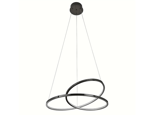 Подвесная светодиодная люстра Newport LOREN 15202/S black glossy, М0068826