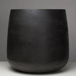 Кашпо CONE CHARCOAL D36 H75