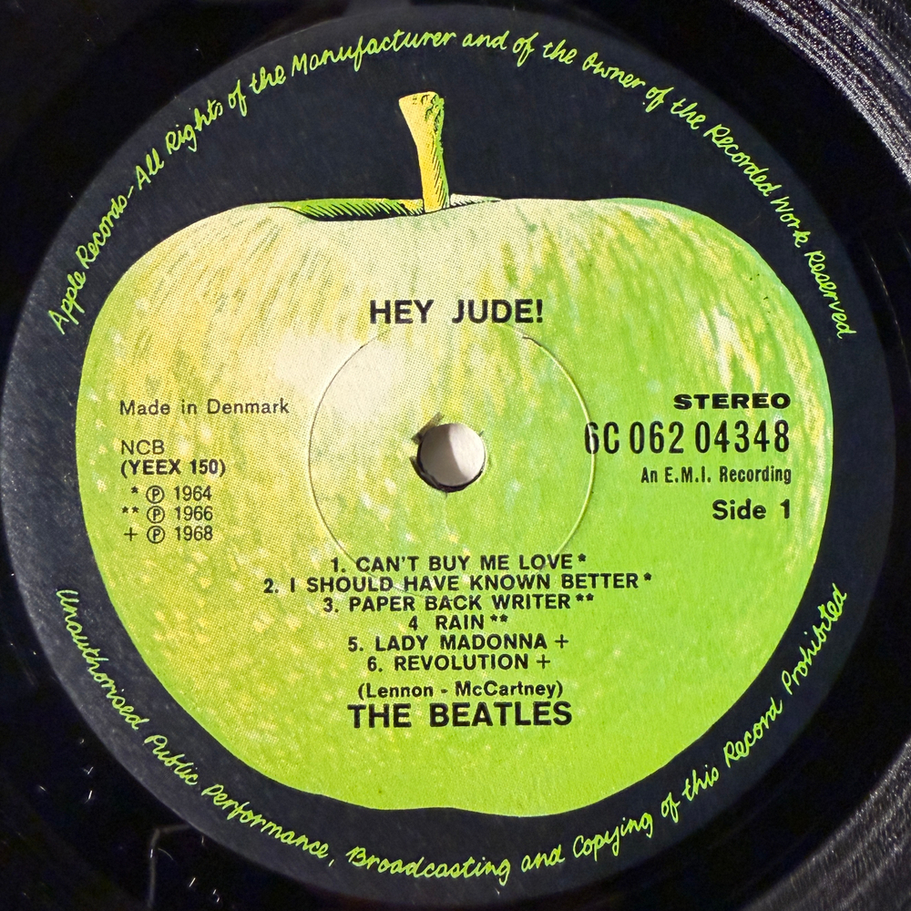 The Beatles ‎– Hey Jude (Дания 1970г.) Т