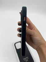 Кожаный чехол Leather Case iPhone 14 Pro | Green Темно-Зеленый