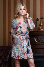 Халат средней длины Maya (Размер: M) (Цвет: разноцветный)