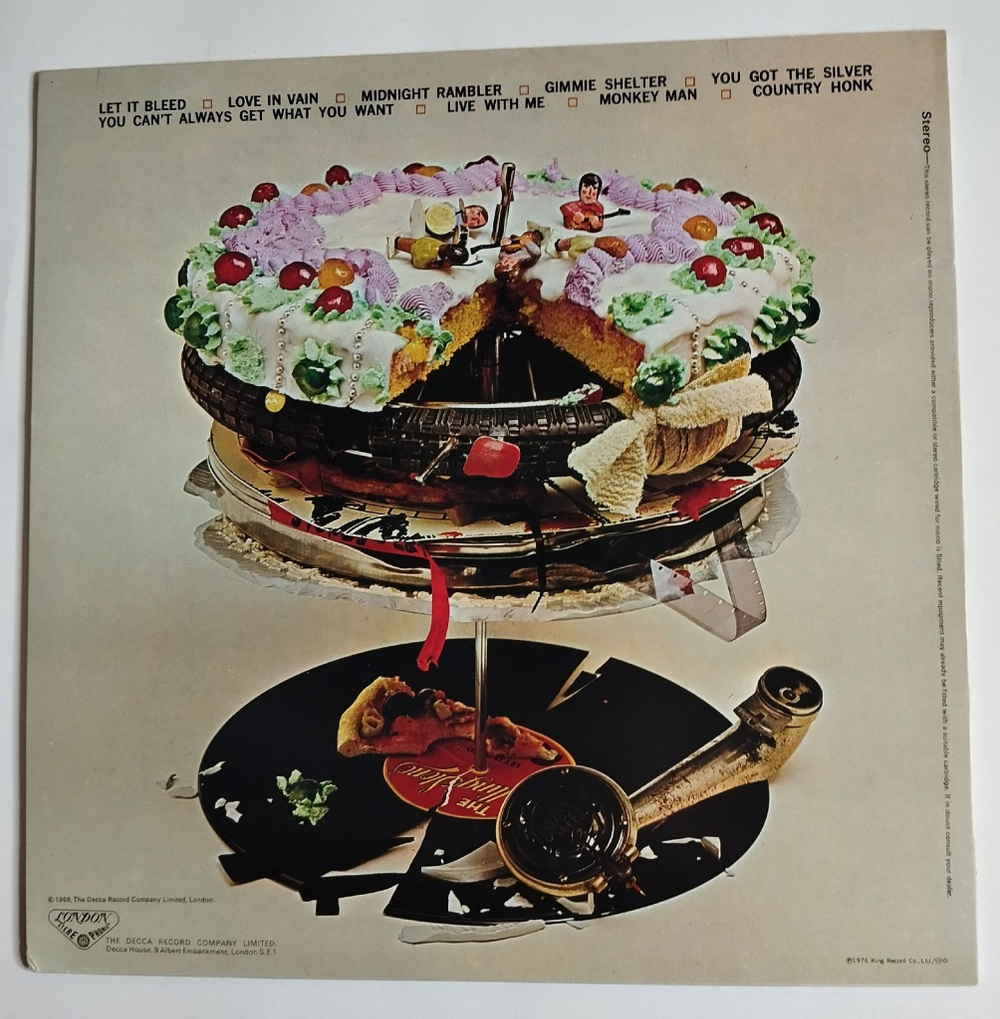 Винтажная виниловая пластинка LP Rolling Stones Let It Bleed (Japan 1976) (No Obi)
